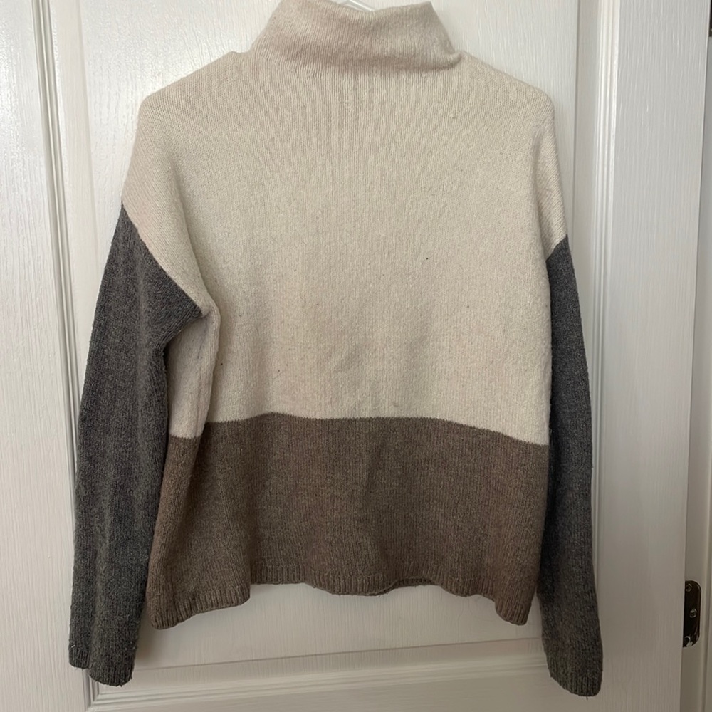 Color block sweater